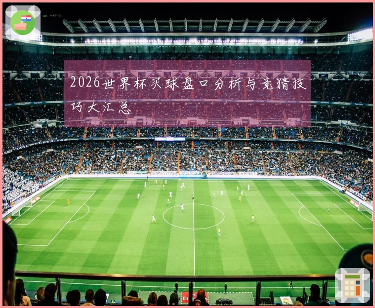 2026世界杯买球盘口分析与竞猜技巧大汇总